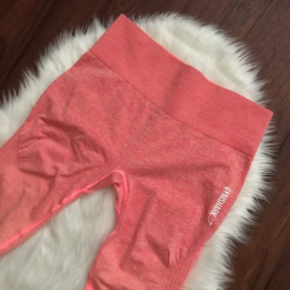 ✨NWT | GYMSHARK | Ombré Seamless Leggings | Peach Coral | Size L ✨ - Picture 4 of 8